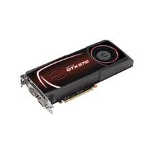 012-P3-1570-BR - EVGA - GeForce GTX 570 (Fermi) 1280MB 320-Bit GDDR5 PCI Express 2.0 x16 Dual DVI/ mini-HDMI/ HDCP Ready SLI Support Video Graphics Card