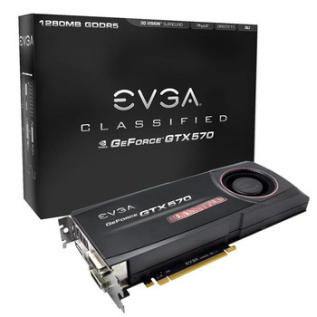 EVGA - 012-P3-1578-R1 - Graphics Card GeForce GTX 570 1280MB GDDR5 PCIe