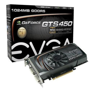 EVGA - 01G-P3-1452-ET - Graphics Card GeForce GTS 450 1GB GDDR5 PCIe 2.0