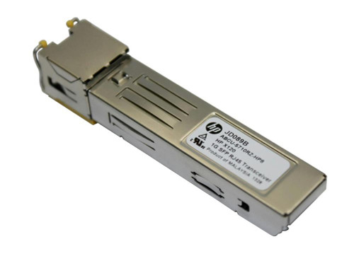 0231A0LR - HP - JD089B ProCurve X120 1Gbps 1000Base-T Copper 100m RJ-45 Connector SFP Transceiver Module