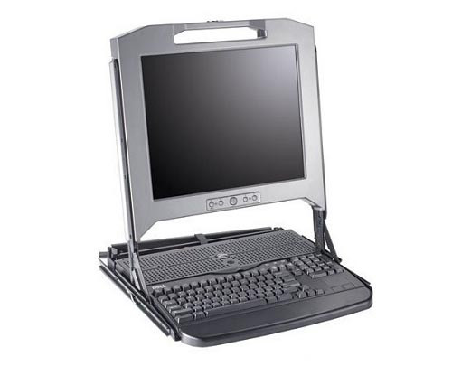 Dell - 033M77 - Rackmount LCD Panel 17-inch Keyboard