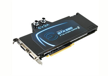 EVGA GeForce GTX 580 Hydro Copper 2 3GB GDDR5 Graphics Card compatible with SLI Support - SKU: 03G-P3-1591-R1