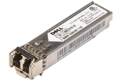 0GF76J - Dell - 2Gbps 1000Base-SX Multi-Mode Fiber 500m 850nm Duplex LC Connector SFP Transceiver Module