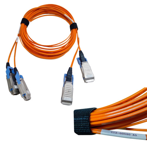 112-00080 - NETAPP - NetApp 5m 4X Cluster IB Fibre Cable