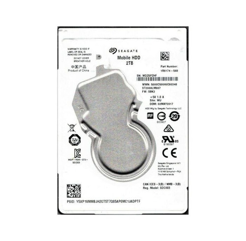 Seagate - 1R8174-568 - HDD 2TB 5400RPM SATA 6Gb/s 2.5"