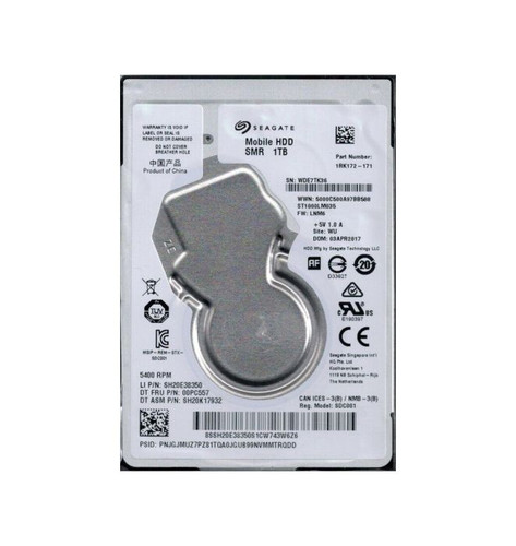 Seagate - 1RK172-171 - HDD 1TB 5400RPM SATA 6Gb/s 2.5"