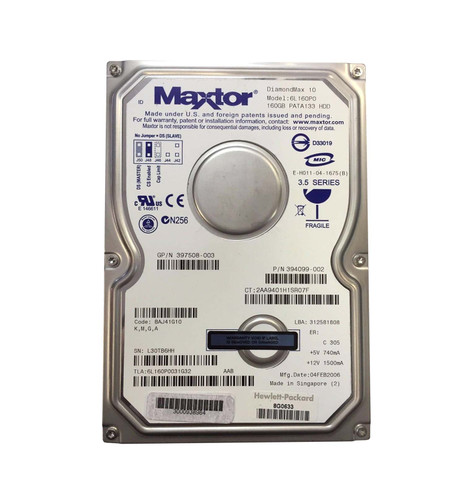Compaq - 394099-002 - HDD 160GB 7200RPM ATA-100 3.5"