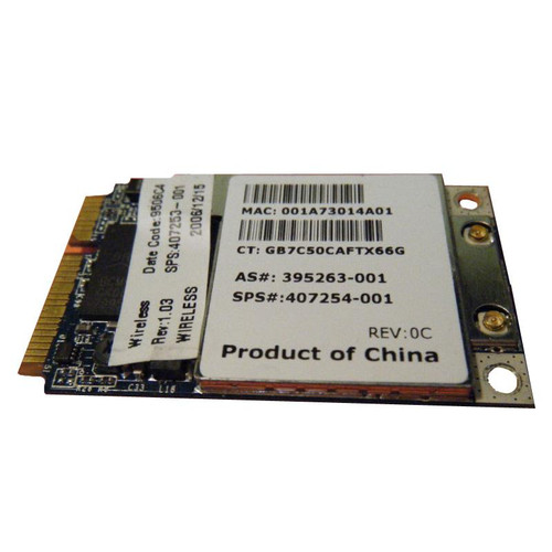 HP - 407253-001 - Wireless Network Card Mini PCI 802.11a/b/g