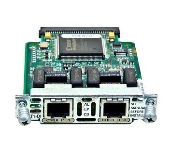 Cisco - VWIC-2MFT-T1= - WAN Interface Card 2-Port T1 RJ48 Multi-Flex