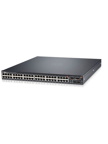 Dell 4DP8H N4064 48-Port RJ-45 10GBase-T Layer 3 Switch for Rack-mounting, 40 Gigabit QSFP+, Network Switch