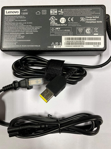 Lenovo 135W Slim Tip AC Adapter for ThinkPad - 4X20E50558 - Power Supply for Laptop