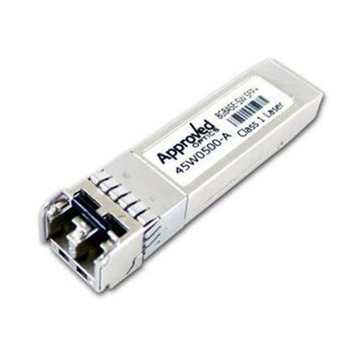 45W0500 - IBM - 8Gbps 8GBase-SR Fibre Channel Multi-mode Fiber 300m 850nm Duplex LC Connector SFP+ Transceiver Module by Brocade