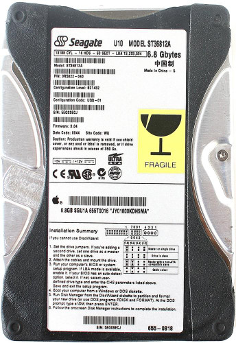 655-0818 - Apple - 6GB 5400PM ATA-66 3.5-inch Hard Drive