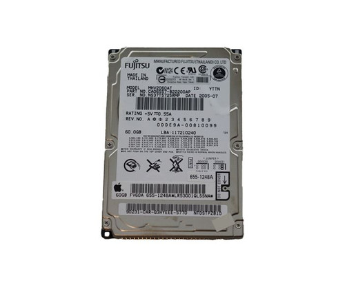 Apple - 655-1248A - HDD 60GB 4200RPM ATA-100 2.5"