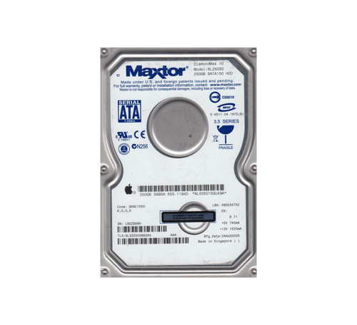 Maxtor - 6L250S0-0682A5 - HDD 250GB 7200RPM SATA 1.5Gb/s 3.5"