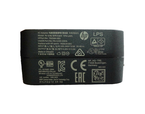HP - 792584-001 - AC Power Adapter 15W Non-Smart
