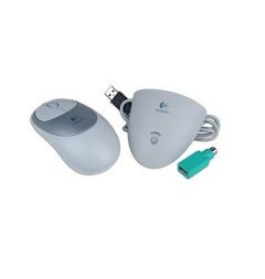 Logitech - 851390-0000 - Mouse Cordless USB PS/2 3-Button Scroll