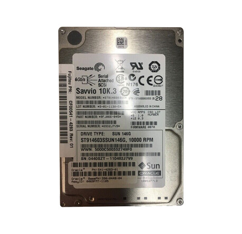 Seagate Savvio 10K.3 146GB SAS 6Gb/s Hard Drive for Servers