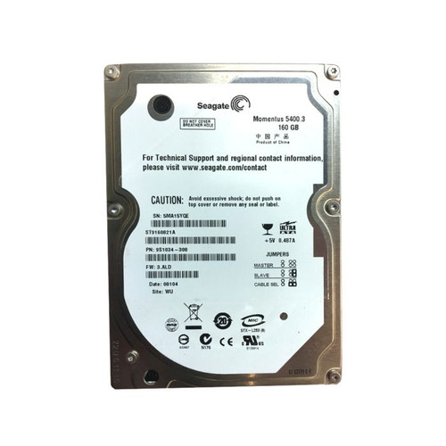 Seagate 160GB 5400RPM ATA-100 2.5 Hard Drive for Laptops - 9S1034-308
