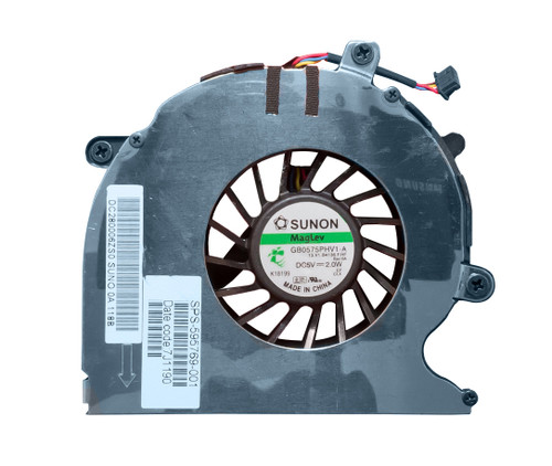 HP - 595769-001 - Cooling Fan Assembly Elitebook 8540p 8540w