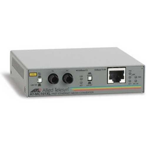 AT-MC101XL-20 - Allied Telesis - 100Base-TX To 100Base-FX/st Mm 2km Mconvrt with Eurpoean Power Supply