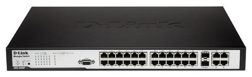 D-Link - DES-3028P - Network Switch 24-Port PoE Fast Ethernet 4-Port