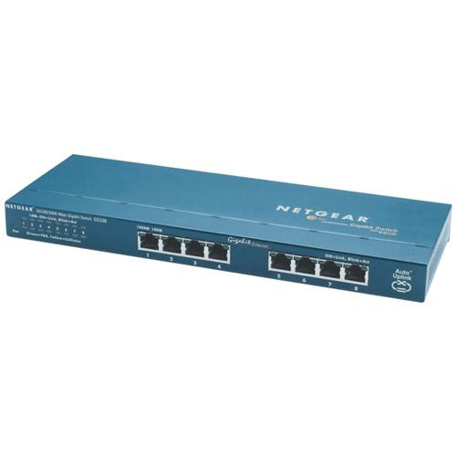 Netgear - GS108NA - Network Switch 8-Port Gigabit Ethernet