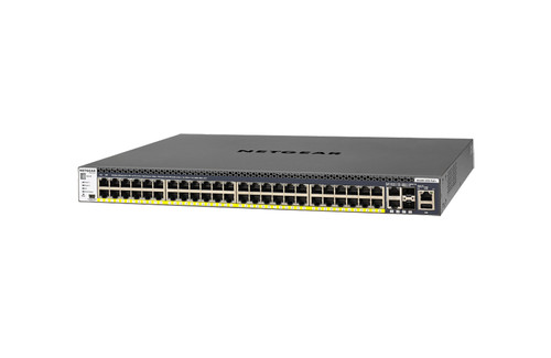 Netgear - GSM4352PB - Network Switch 48-Port PoE+ 2x 10GBase-T 2x SFP+