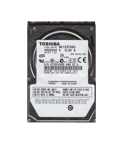 TOSHIBA 120GB 5400RPM SATA 2.5 Hard Drive for Servers