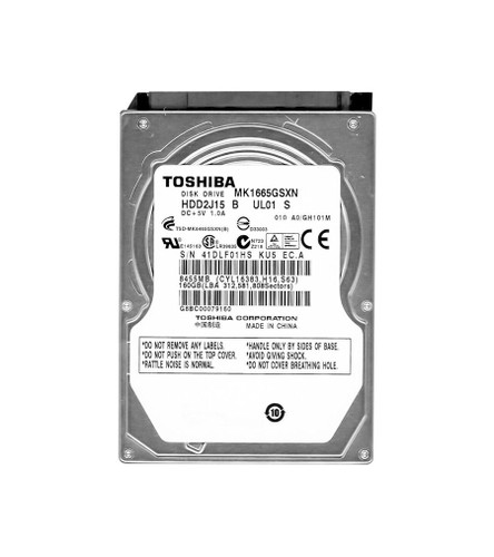 Toshiba - HDD2J15 - HDD 160GB 5400RPM SATA 3Gb/s 2.5"