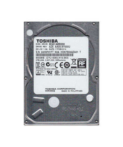 Toshiba - HDKFB04AZA01 - HDD 2TB 5400RPM SATA 3Gb/s 2.5"