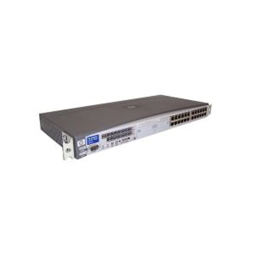 HP ProCurve 2524 24-Port Ethernet Network Switch - Managed, 10/100 - Compatible with ProLiant DL360p Gen8 Servers