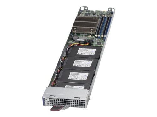 SuperMicro MicroBlade MBI-6118D-T4 Server Blade Module, Pack - Compatible with LGA1150, Black - Ideal for Data Centers