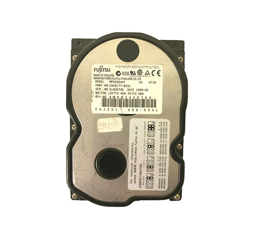 Fujitsu 3.5-inch ATA-66 Hard Drive 6GB 5400RPM for MPD3064AT Servers