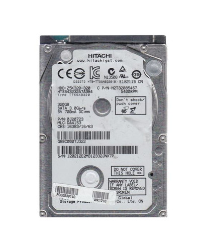 Toshiba - P000539140 - HDD 320GB 5400RPM SATA 3Gb/s 2.5"