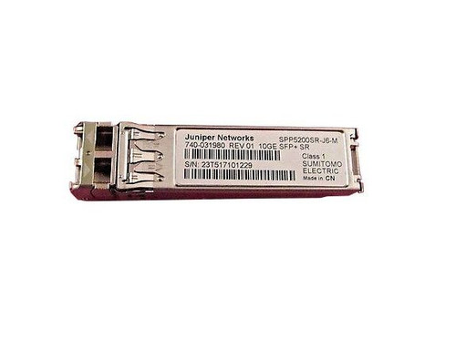 SPP5200SR-J6-M - Juniper - 10GBase-SR SFP+ Transceiver Module