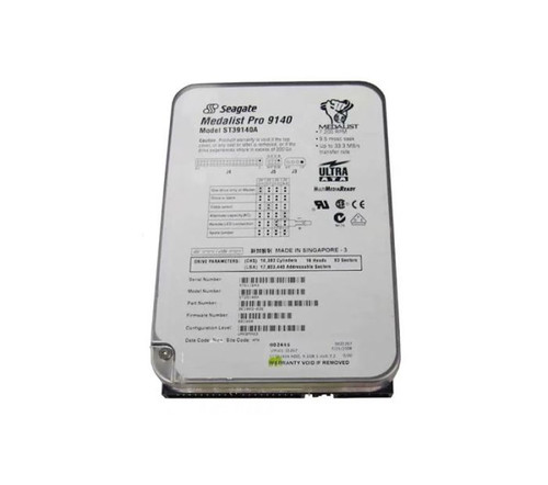 Seagate - ST39140A - HDD 9GB 7200RPM ATA-66 3.5"