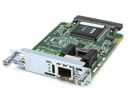 Cisco - VWIC-1MFT-T1 - Voice/WAN Interface Card 1-Port Multiflex Trunk T1