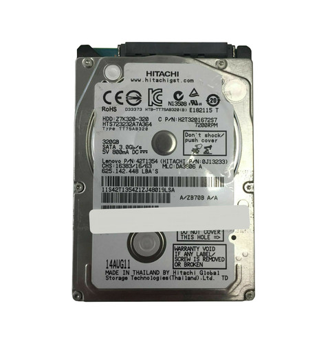 Hitachi - Z7K320-320 - HDD 320GB 7200RPM SATA 3Gb/s 2.5"