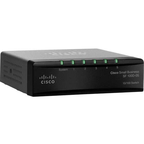 Cisco SF100D-05 5-Port Desktop Switch for Fast Ethernet Networks