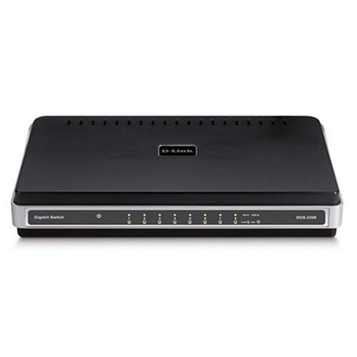 D-Link - DGS-2208 - Network Switch 8-Port Gigabit RJ-45 Desktop