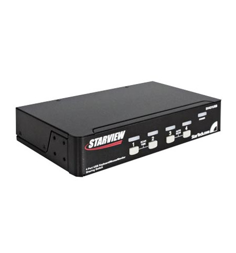 SV431USB - StarTech - 4-Port Professional VGA USB 1U Rack-mountable KVM Switch