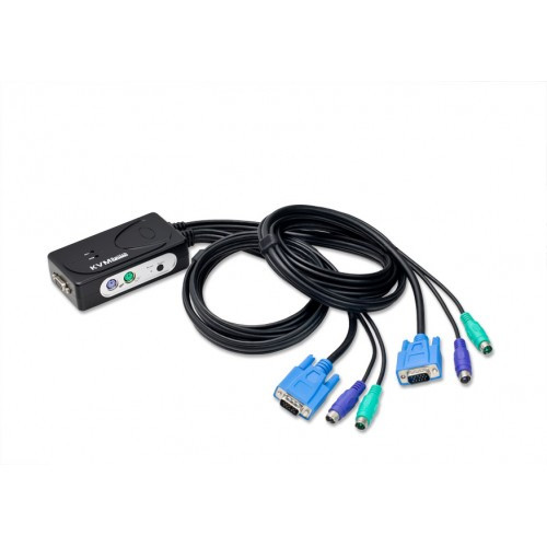 Syba - SY-KVM22001 - KVM Switch 2-Port VGA PS/2 Audio