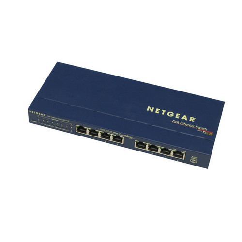 FS108-200PES - Netgear ProSafe 8-Ports 10/100Mbps Fast Ethernet Desktop Switch
