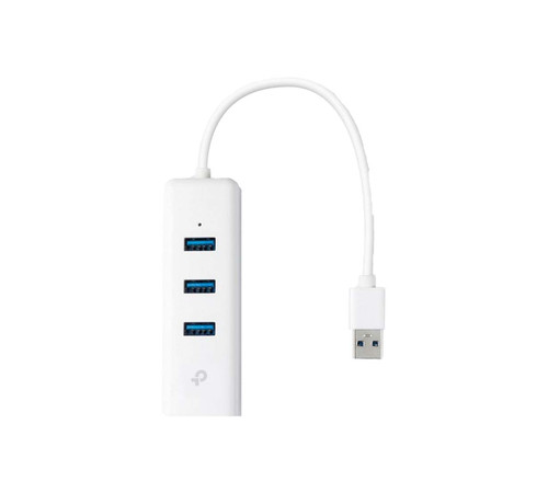 TP-Link UE330 USB 3.0 3-Port Hub & Gigabit Ethernet Adapter - Compatible with ProLiant DL360p Gen8 Servers