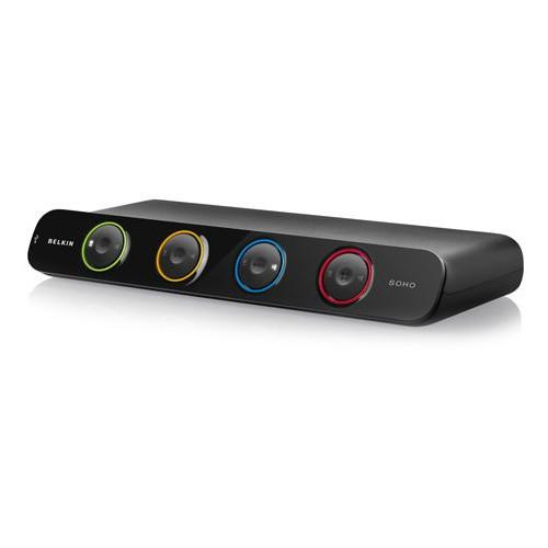 Belkin - F1DH104L - KVM Switch 4-Port Dual VGA USB