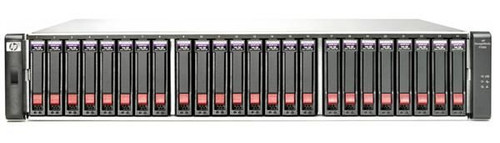 HP Modular Smart Array P2000 G3 FC Dual Controller SFF Array - 24 Bay - Compatible with HP ProLiant DL360p Gen8 Servers