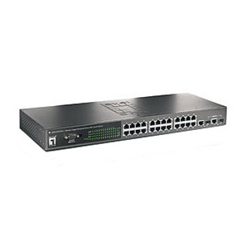CP Technologies - GSW-2472TGX - Managed Ethernet Switch 24-Port Gigabit