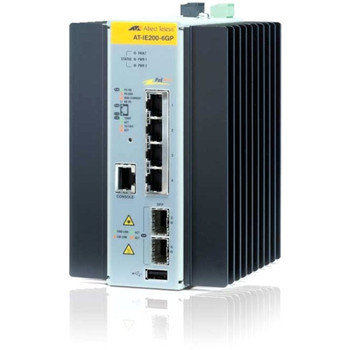 Allied Telesis - AT-IE200-6GP - Network Switch 6-Port Gigabit PoE
