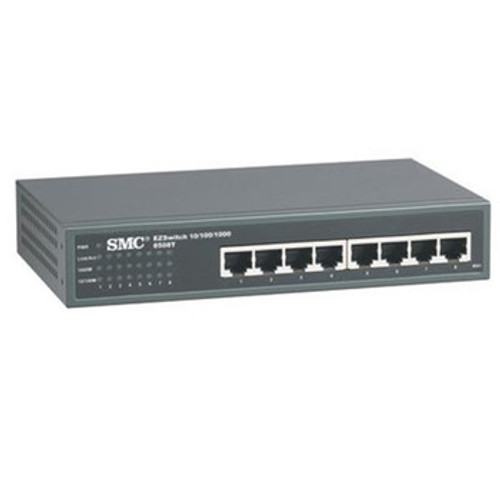 SMC8508T - Smc Networks - SMC Networks 8-Ports RJ-45 10/100/1000Mbps Gigabit Unmanaged EZ Switch